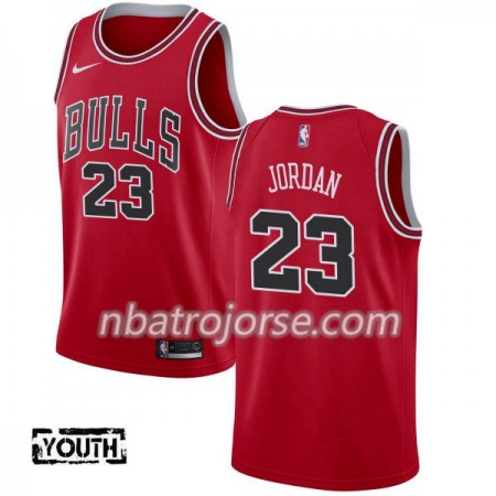 Barn Chicago Bulls Tröja Michael Jordan 23 Nike 2017-18 Röd Swingman Barn Chicago Bulls Tröja Michael Jordan 23 Nike 2017-18 Röd Swingman